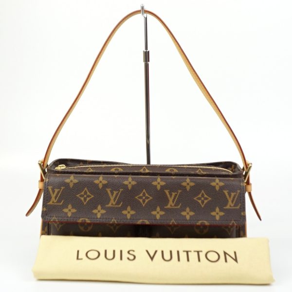 1240002051414 8 LOUIS VUITTON Vivacite MM Brown Shoulder Bag