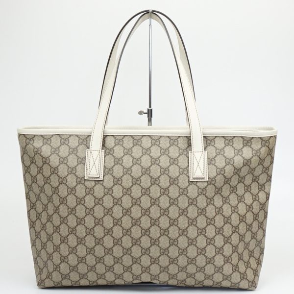 1240002051610 2 Gucci GG Supreme Tote Bag Beige