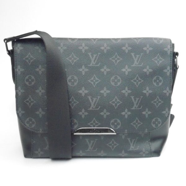 1240002051820 1 Louis Vuitton Messenger Explorer PM Shoulder Bag Black