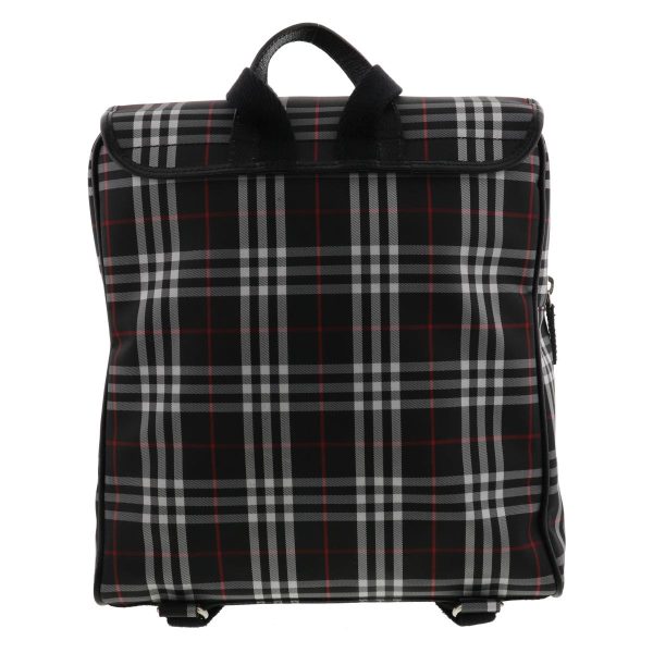 1240003006249 3 Burberry Nova Check Rucksack Black