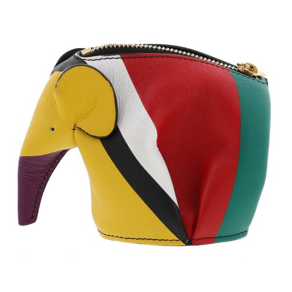 1240004023147 1 Loewe Coin Case Elephant Multicolor