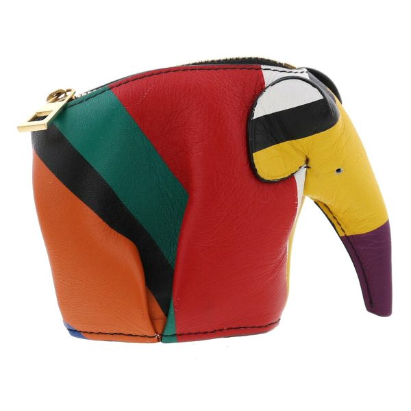 1240004023147 2 Loewe Coin Case Elephant Multicolor