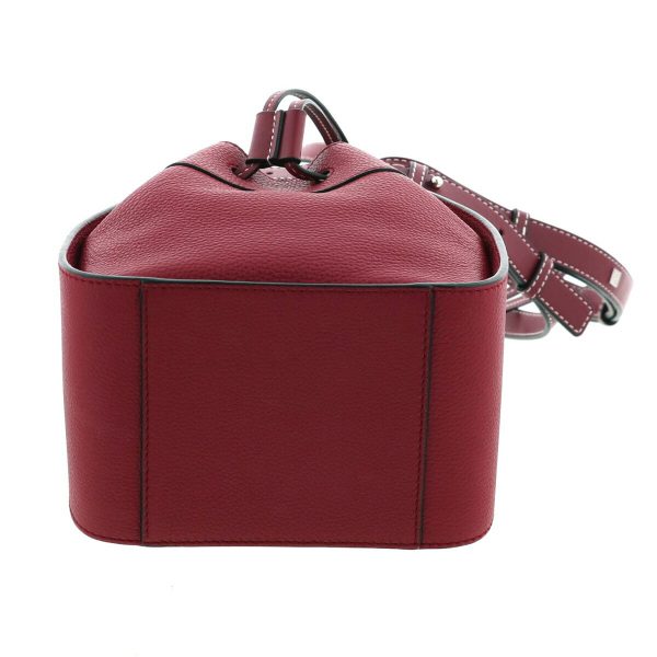 1240004023228 4 Loewe Hammock Drawstring Mini Shoulder Bag Wine Red