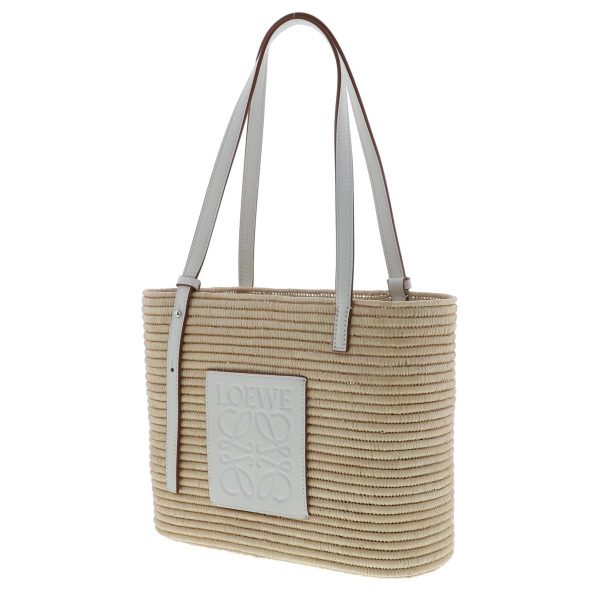 1240004025164 2 Loewe Square Basket Small Tote Bag Beige