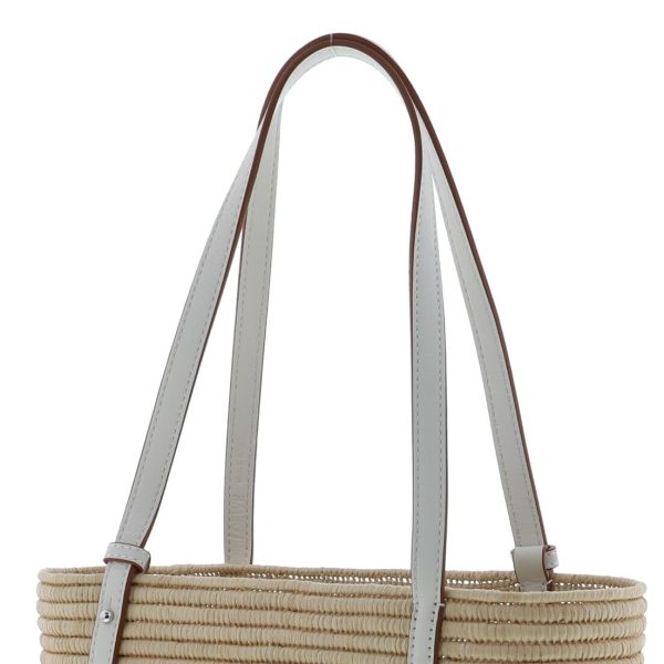 1240004025164 3 Loewe Square Basket Small Tote Bag Beige