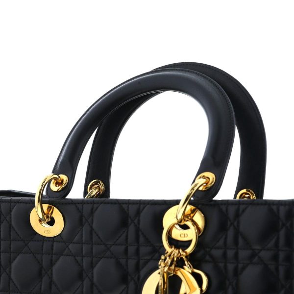 1240004025454 3 Christian Dior Cannage Handbag Black