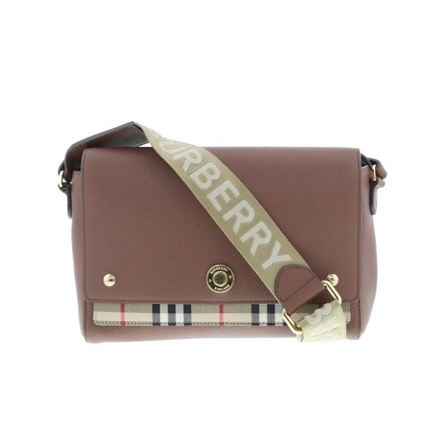 1240004026722 1 Burberry Note Shoulder Bag Brown