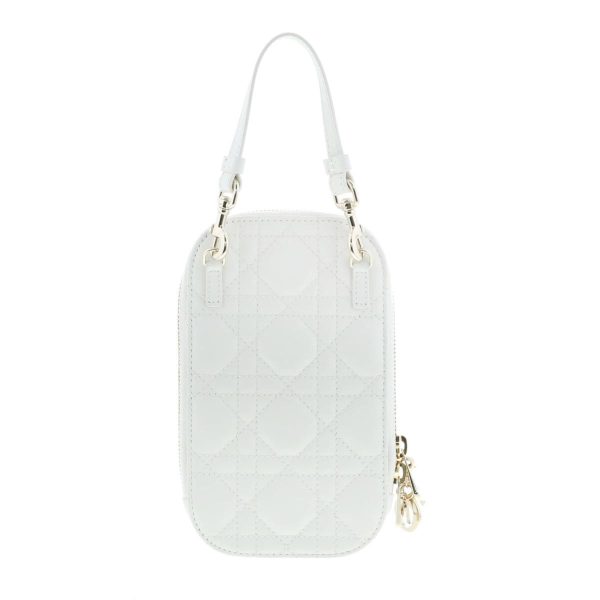 1240004027113 4 Dior Dior Phone Holder Shoulder Bag White