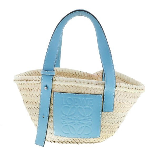 1240004028056 1 Loewe Basket Small Tote Bag Blue