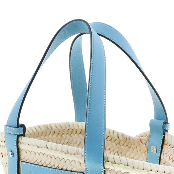 1240004028056 3 Loewe Basket Small Tote Bag Blue