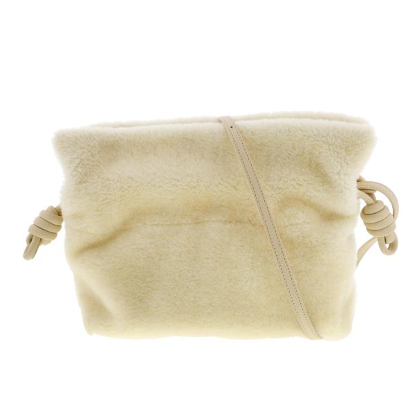 1240004028976 1 Loewe Flamenco Clutch Shoulder Bag Vanilla