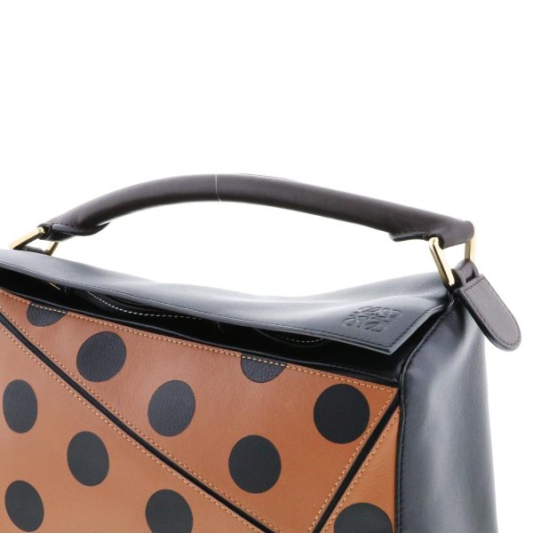 1240004029296 3 Loewe Pulse Circle Small Shoulder Bag Dot Brown Black