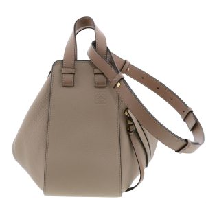 1240004031891 1 Loewe Anagram Leather Suede Bag Beige