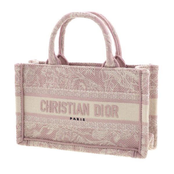 1240004032050 2 Christian Dior Book Tote Bag Mini Handbag Pink