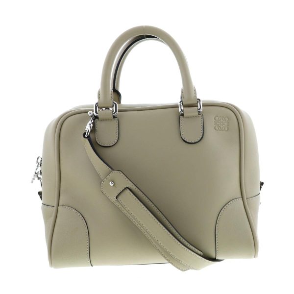 1240005023063 1 1 Loewe Amazona 75 2Way Handbag Beige