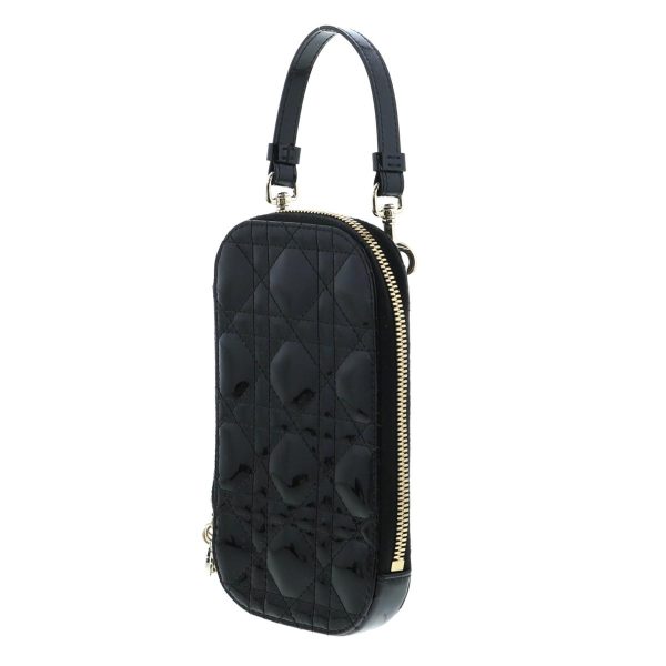 1240005023179 2 Dior Dior Phone Holder Bag Canage Black