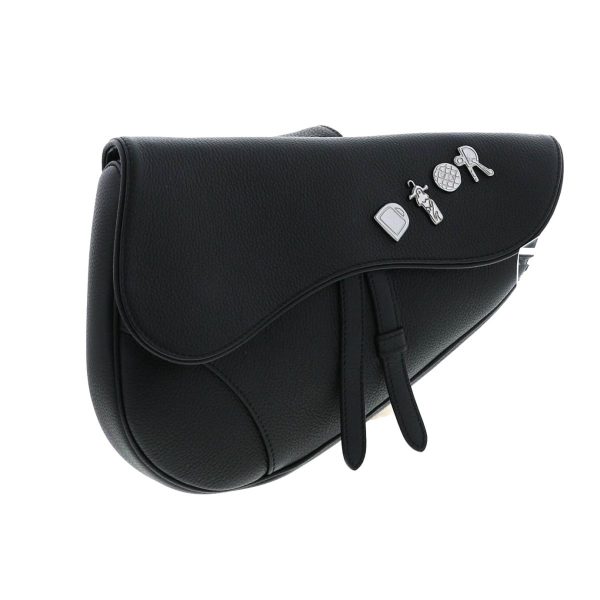 1240005023295 2 Dior Saddle Bag Waist Bag Saddle Bag Black