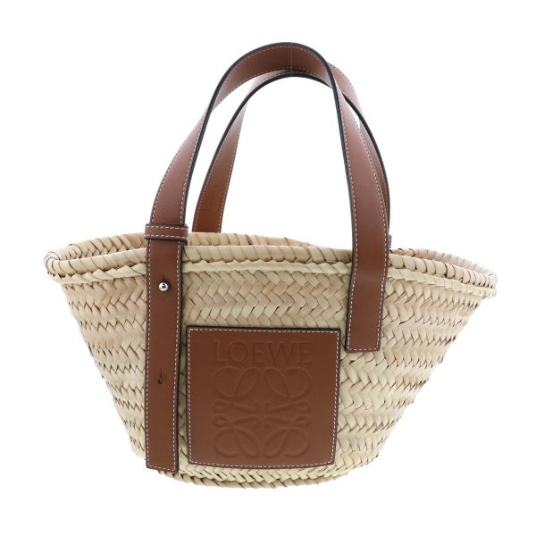 1240005023670 1 Loewe Basket Small Tote Bag Brown