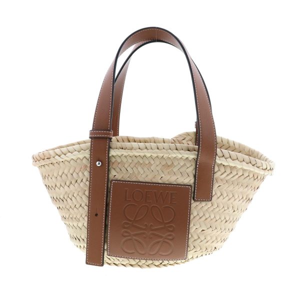 1240005023696 1 Loewe Basket Small Tote Bag Brown