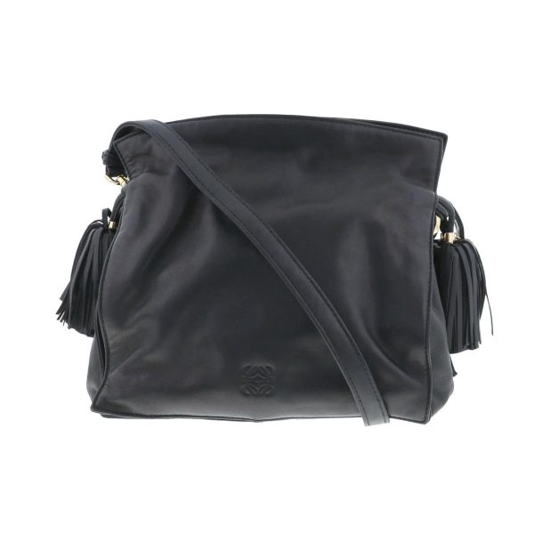 1240005023867 1 Loewe Flamenco 22 Shoulder Bag Black