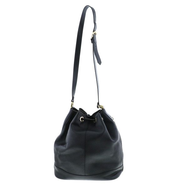 1240007011933 4 Burberry Drawstring Shoulder Bag Black