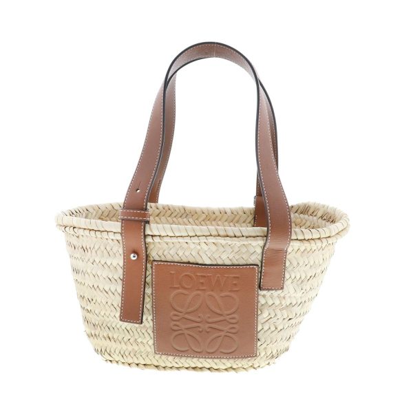 1240007020773 1 Loewe Basket Small Tote Bag Brown