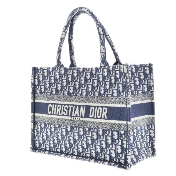 1240007023293 2 Christian Dior Book Tote Bag Tote Bag Blue