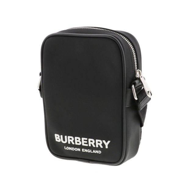 1240007025612 2 Burberry Nylon Shoulder Bag Black