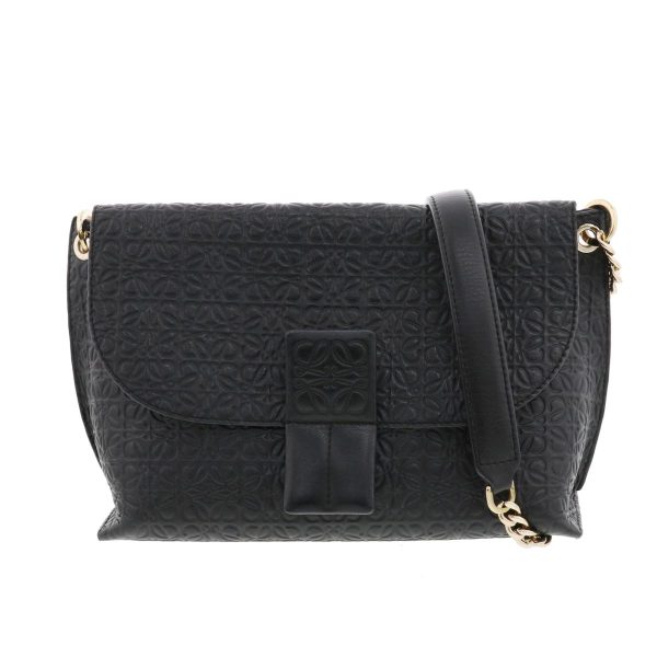 1240007028867 1 Loewe Avenue Chain Shoulder Bag Black