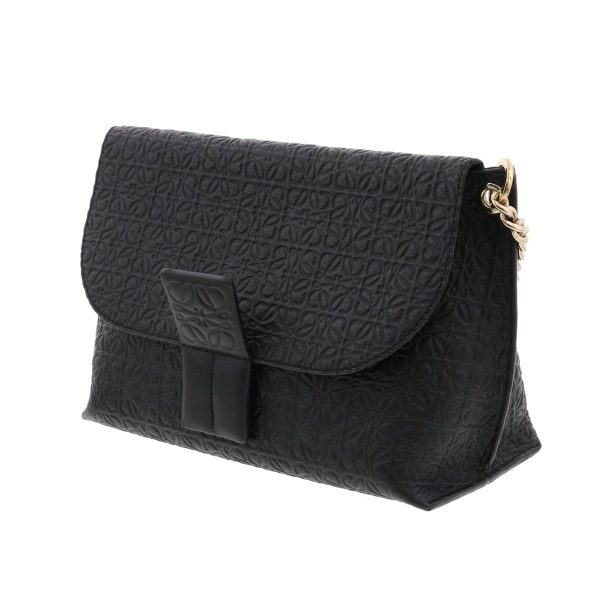 1240007028867 2 Loewe Avenue Chain Shoulder Bag Black