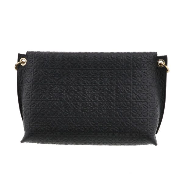 1240007028867 3 Loewe Avenue Chain Shoulder Bag Black