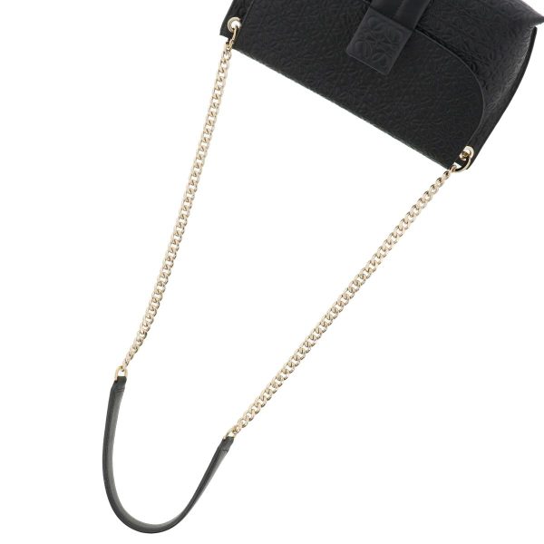 1240007028867 5 Loewe Avenue Chain Shoulder Bag Black