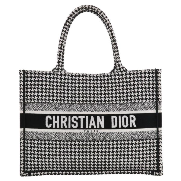 1240007028910 1 Christian Dior Book Tote Black White