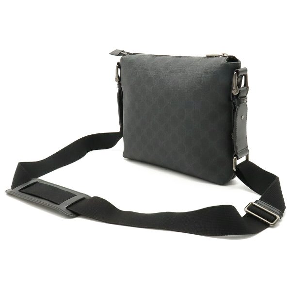 12400488 2 GUCCI GG Supreme GG Plus Shoulder Bag Black