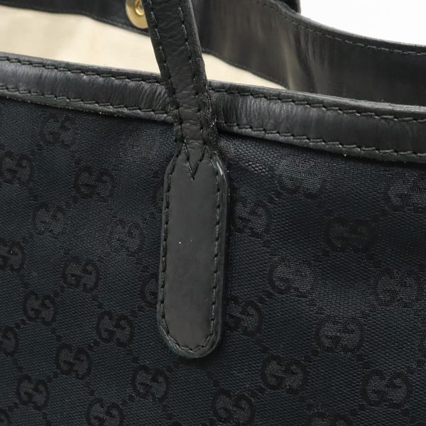 12400703 7 GUCCI GG tote bag large tote shoulder bag black