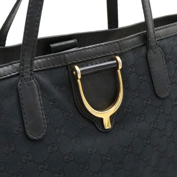 12400703 9 GUCCI GG tote bag large tote shoulder bag black