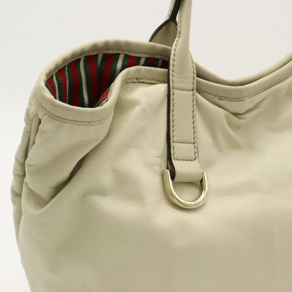 12410037 6 GUCCI Britto Tote Bag Shoulder Bag Shoulder Ivory