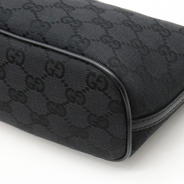 12410942 3 GUCCI GG accessory pouch sub bag handbag black