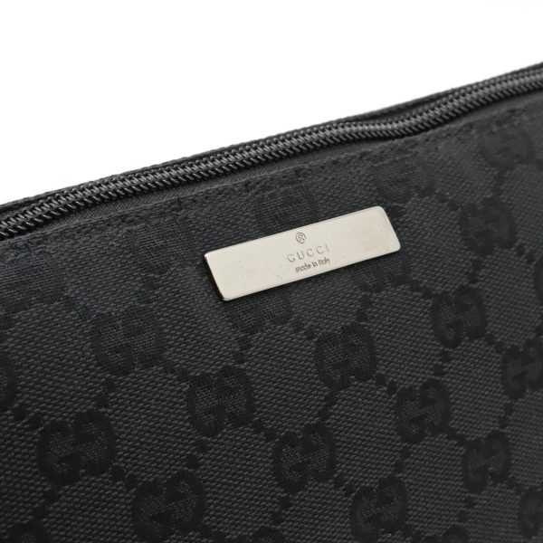 12410942 7 GUCCI GG accessory pouch sub bag handbag black