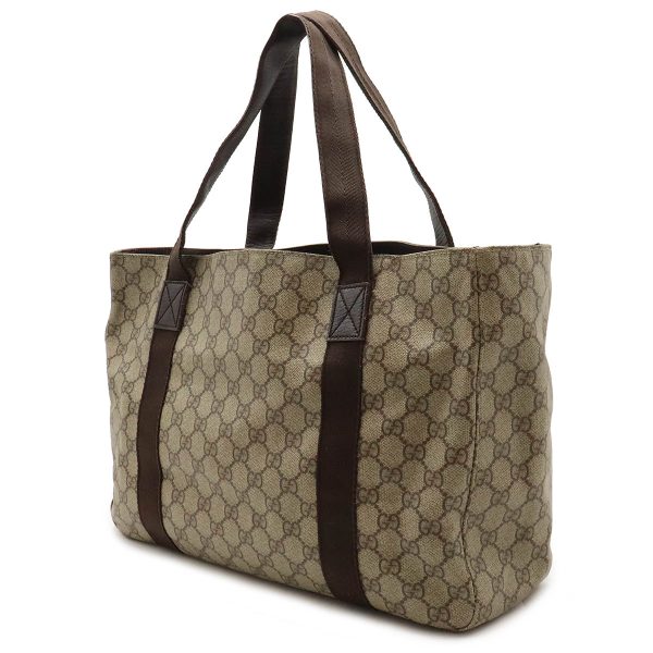 12440222 2 GUCCI GG Supreme tote bag shoulder bag Shoulder beige brown brown