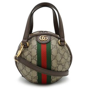 12440246 1 Gucci Bamboo 2Way Bag Leather Black