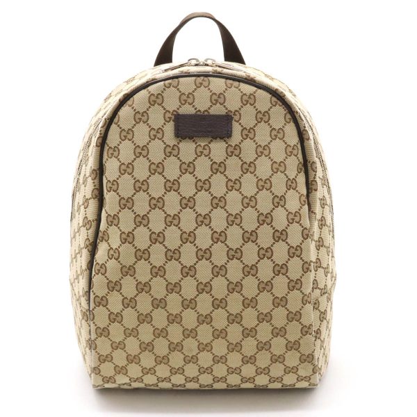 12450127 1 GUCCI GG Rucksack Backpack Daypack Brown