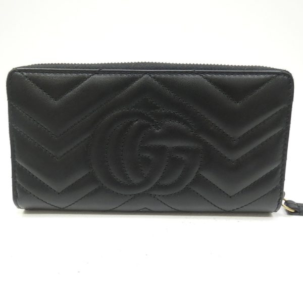 125 20210219 a 3 03 Gucci GG Marmont Long Wallet Black