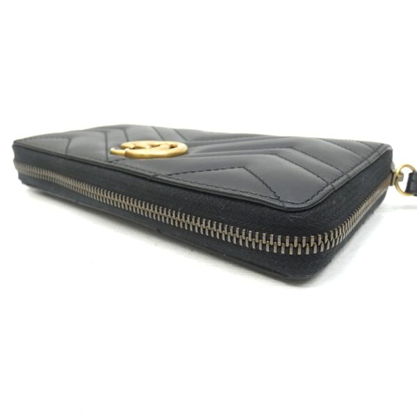 125 20210219 a 3 04 Gucci GG Marmont Long Wallet Black