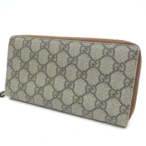 125 20210219 a 8 01 Gucci GG Supreme Long Wallet Beige