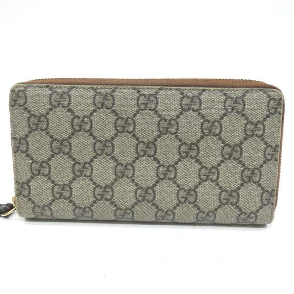 125 20210219 a 8 02 Gucci GG Supreme Long Wallet Beige