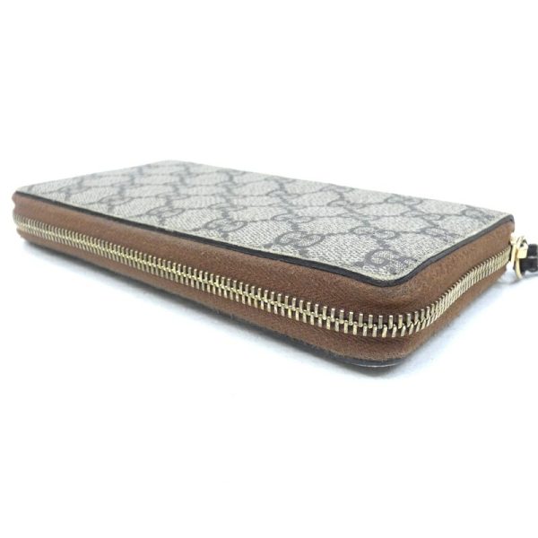 125 20210219 a 8 04 Gucci GG Supreme Long Wallet Beige