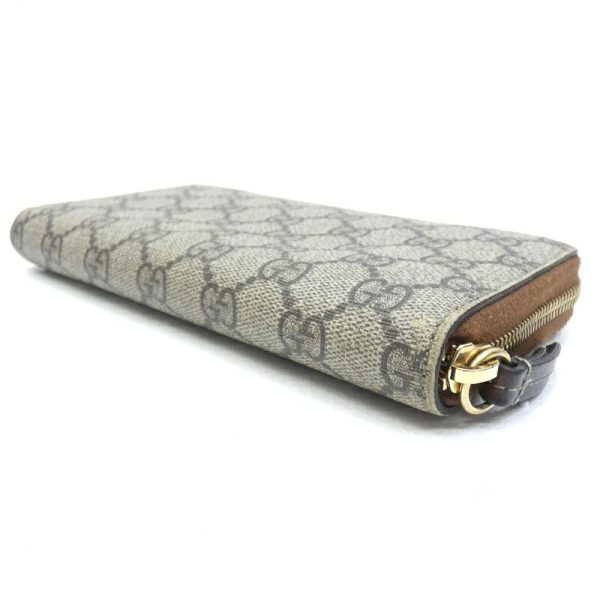 125 20210219 a 8 05 Gucci GG Supreme Long Wallet Beige