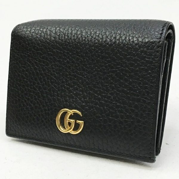 125 20210704 m 6 01 Gucci GG Marmont Bi FWallet Black