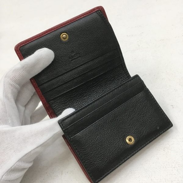 125 2021114 m 205 Gucci GG Marmont Bi FWallet Black